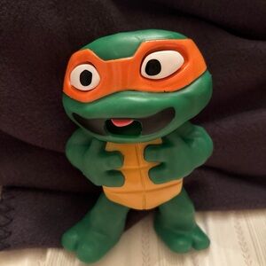 Michangelo Burpin' Turtle Tots Squeezable Toy Ninja Turtles